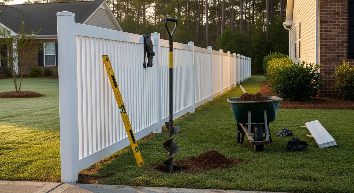 Professional fence installation in Raleigh, NC