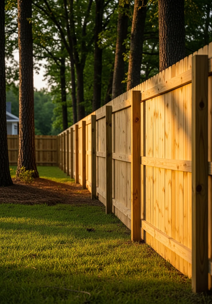 Close-up of a well-maintained home exterior in a Fuquay-Varina neighborhood.